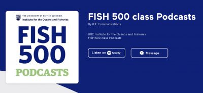 Podcasts from FISH 500 class 2021/22