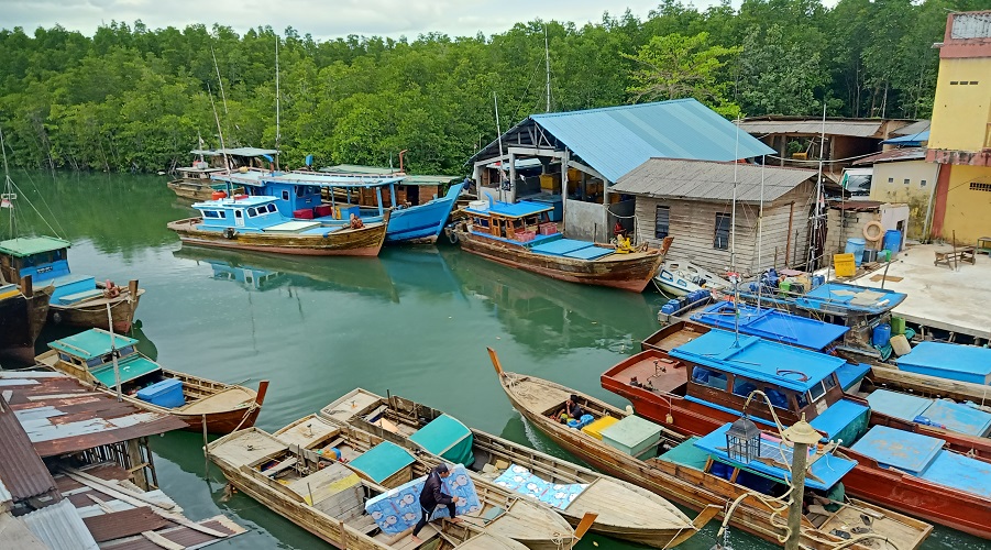 Fishing village in the Northern Bintan Island, Indonesia. Photo by Anup Phayal.